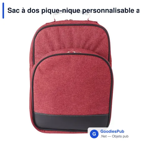 Sac à dos pique-nique personnalisable avec logo - Jolie
