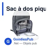 Sac à dos pique-nique personnalisable avec logo - Jolie - Miniature 11