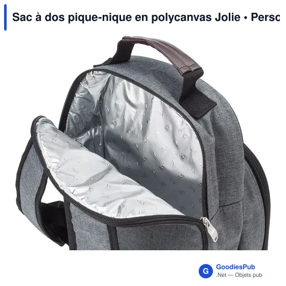 Sac à dos pique-nique personnalisable avec logo - Jolie - Image 5