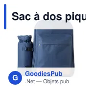 Sac à dos pique-nique en polyester Allison - Miniature 6