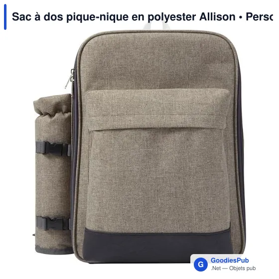 Sac à dos pique-nique en polyester Allison - Image 9