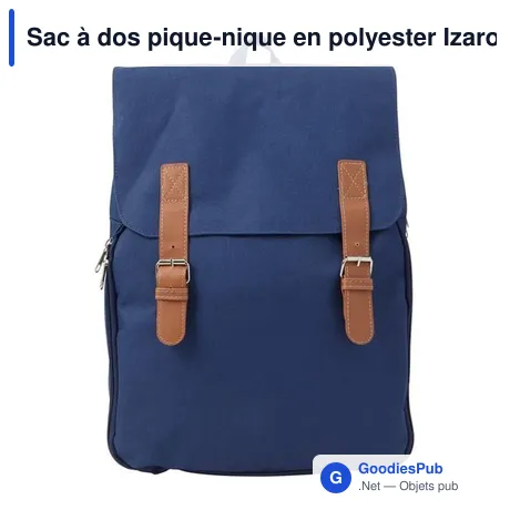 Sac à dos pique-nique en polyester Izaro
