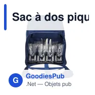 Sac à dos pique-nique en polyester Izaro - Miniature 2