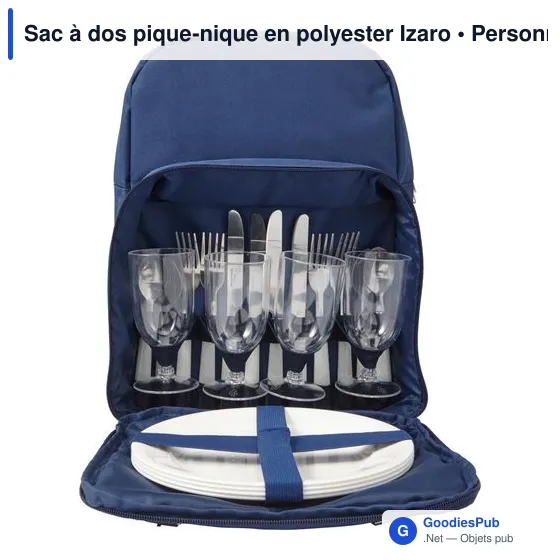 Sac à dos pique-nique en polyester Izaro - Image 2