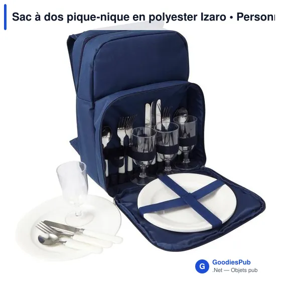 Sac à dos pique-nique en polyester Izaro - Image 3