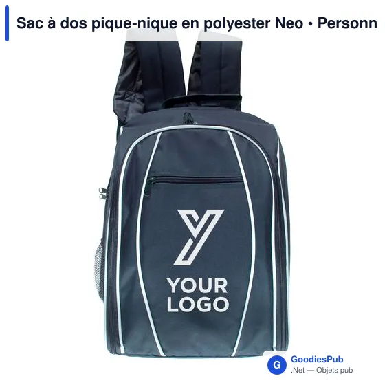 Sac à dos pique-nique personnalisable avec logo - Neo - Image 3