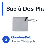 Sac à Dos Pliable Cladox - Miniature 5