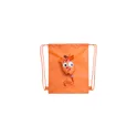 Variante orange - Sac à dos pliable personnalisable Kissa avec logo