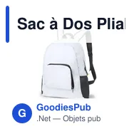 Sac à Dos Pliable Mendy - Miniature 1
