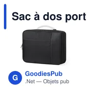 Sac à dos porte-documents personnalisable avec logo - Hurkon - Miniature 3