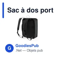 Sac à dos porte-documents personnalisable avec logo - Hurkon - Miniature 4