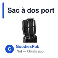 Sac à dos porte-documents personnalisable avec logo - Hurkon - Miniature 5