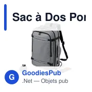 Sac à dos personnalisable Sulkan avec logo pour ordinateur et documents - Miniature 1