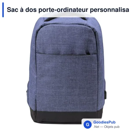 Sac à dos porte-ordinateur personnalisable Cruz avec logo