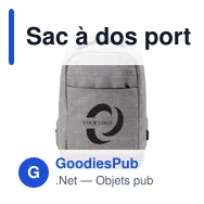 Sac à dos porte-ordinateur personnalisable Cruz avec logo - Miniature 11