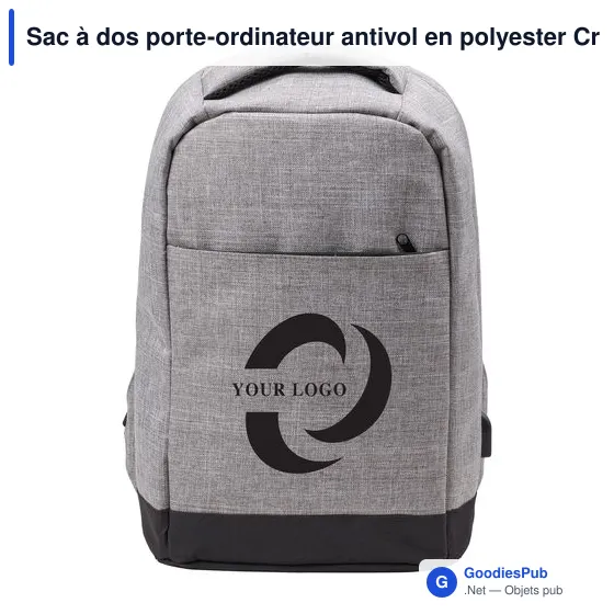 Sac à dos porte-ordinateur personnalisable Cruz avec logo - Image 11
