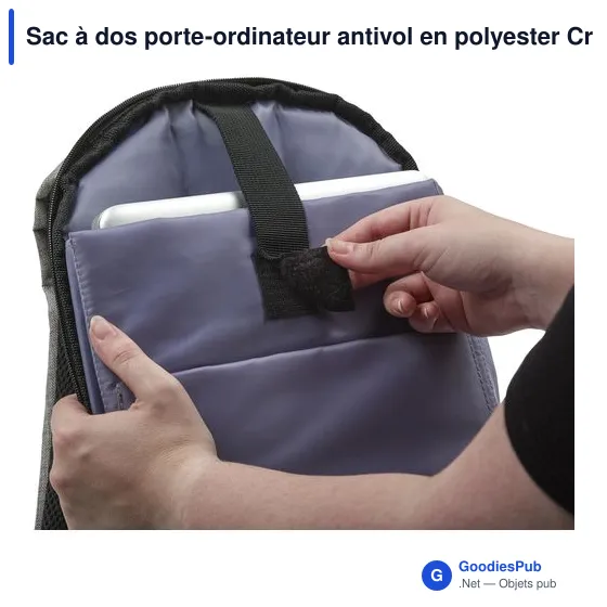 Sac à dos porte-ordinateur personnalisable Cruz avec logo - Image 7