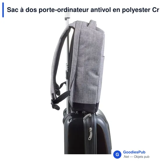 Sac à dos porte-ordinateur personnalisable Cruz avec logo - Image 10