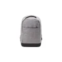 Variante gris clair - Sac à dos porte-ordinateur personnalisable Cruz avec logo
