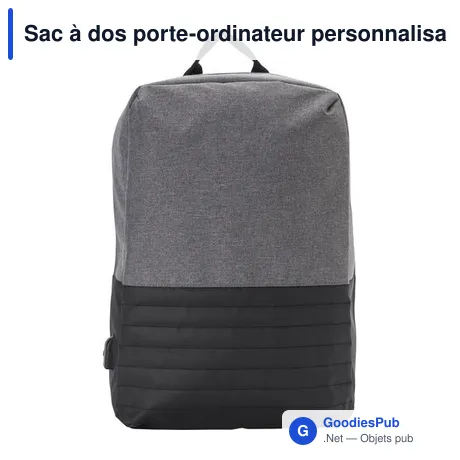 Sac à dos porte-ordinateur personnalisable avec logo - Asim