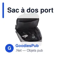 Sac à dos porte-ordinateur personnalisable avec logo - Asim - Miniature 5