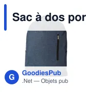 Sac à dos antivol personnalisable pour ordinateur avec logo - Miniature 3