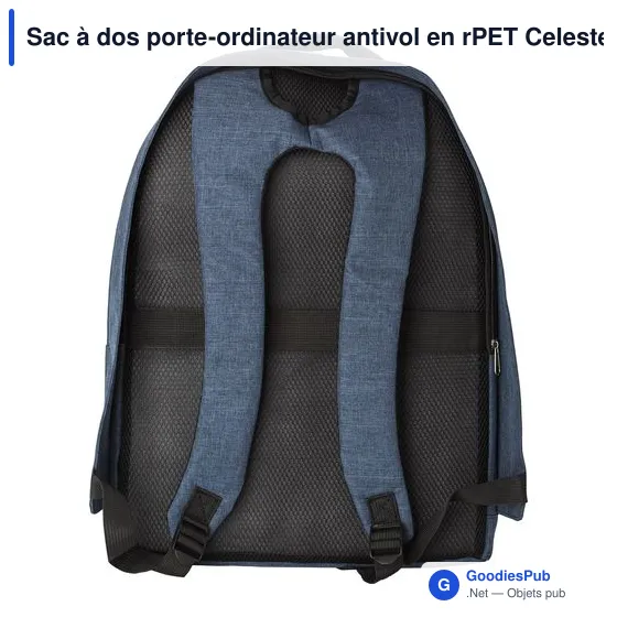 Sac à dos antivol personnalisable pour ordinateur avec logo - Image 4