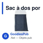 Sac à dos antivol personnalisable pour ordinateur avec logo - Miniature 5