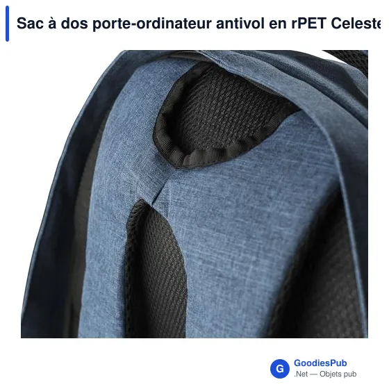 Sac à dos antivol personnalisable pour ordinateur avec logo - Image 6