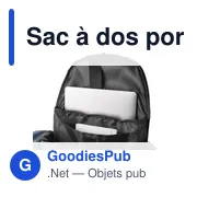 Sac à dos antivol personnalisable pour ordinateur avec logo - Miniature 8