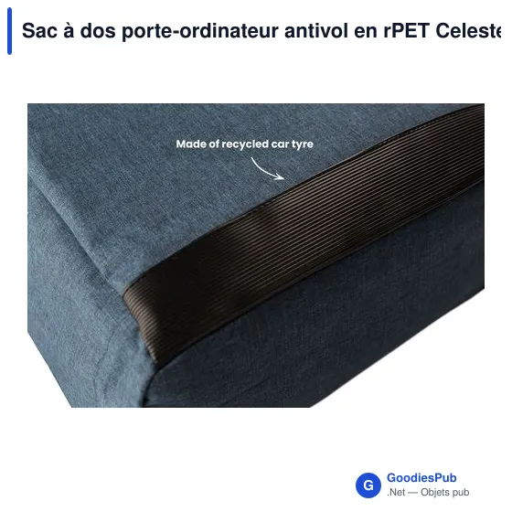 Sac à dos antivol personnalisable pour ordinateur avec logo - Image 10