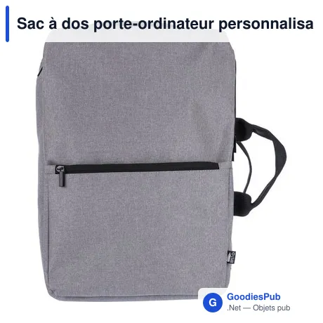 Sac à dos porte-ordinateur personnalisable Mallory avec logo