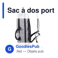Sac à dos porte-ordinateur personnalisable Mallory avec logo - Miniature 11