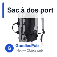 Sac à dos porte-ordinateur personnalisable Mallory avec logo - Miniature 8