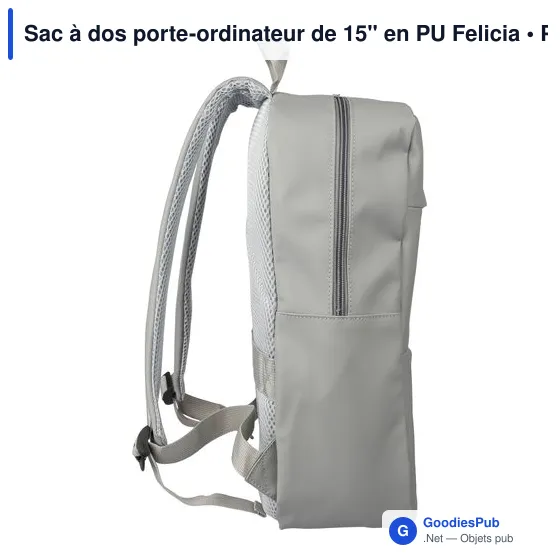 Sac à dos porte-ordinateur personnalisable Felicia avec logo - Image 7