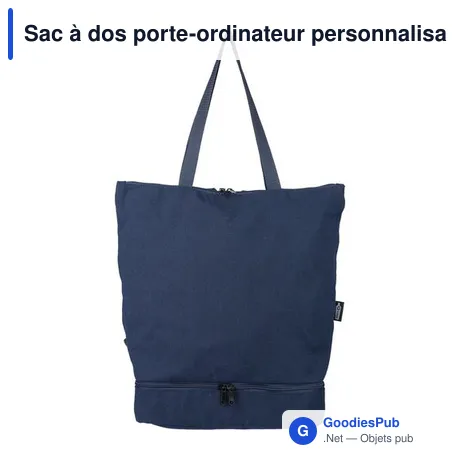 Sac à dos porte-ordinateur personnalisable avec logo - Osric