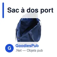 Sac à dos porte-ordinateur personnalisable avec logo - Osric - Miniature 11