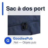Sac à dos porte-ordinateur personnalisable avec logo - Osric - Miniature 12