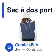 Sac à dos porte-ordinateur personnalisable avec logo - Osric - Miniature 3