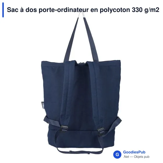 Sac à dos porte-ordinateur personnalisable avec logo - Osric - Image 6