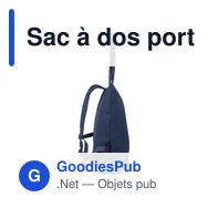 Sac à dos porte-ordinateur personnalisable avec logo - Osric - Miniature 7