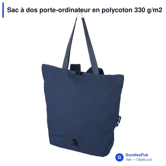 Sac à dos porte-ordinateur personnalisable avec logo - Osric - Image 8