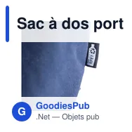 Sac à dos porte-ordinateur personnalisable avec logo - Osric - Miniature 9