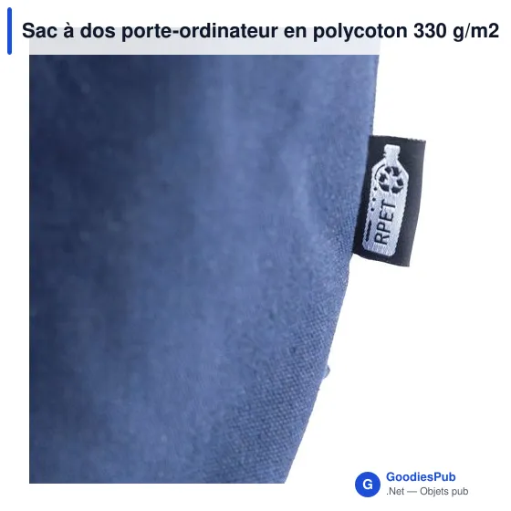 Sac à dos porte-ordinateur personnalisable avec logo - Osric - Image 9