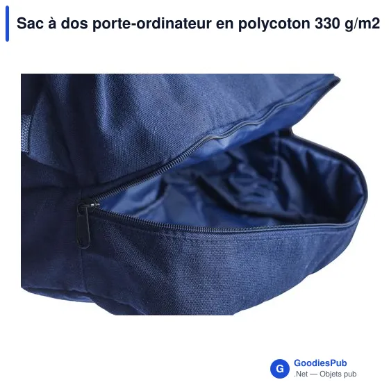 Sac à dos porte-ordinateur personnalisable avec logo - Osric - Image 10