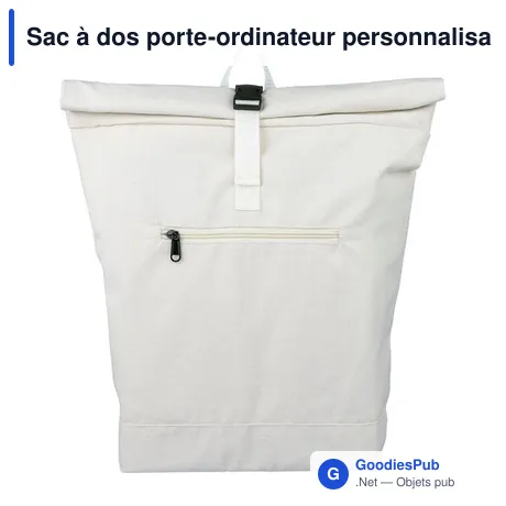 Sac à dos porte-ordinateur personnalisable Thaddeux avec logo