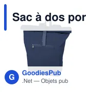Sac à dos porte-ordinateur personnalisable Thaddeux avec logo - Miniature 2