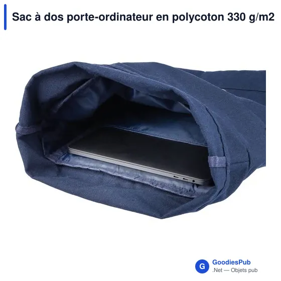Sac à dos porte-ordinateur personnalisable Thaddeux avec logo - Image 11