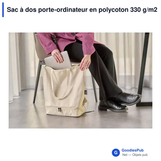 Sac à dos porte-ordinateur personnalisable Thaddeux avec logo - Image 12