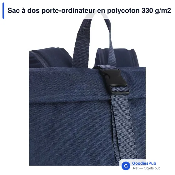 Sac à dos porte-ordinateur personnalisable Thaddeux avec logo - Image 8